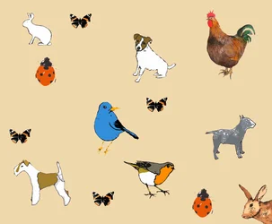 Gemischte Tiere