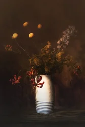 Stimmungsvolles Blumenarrangement