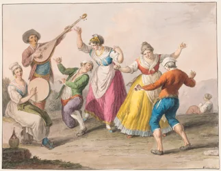 Tarantella-Tänzer