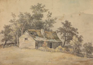 Landschaft mit einer Ruine