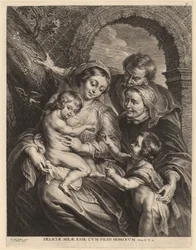 Die Heilige Familie mit dem Stieglitz