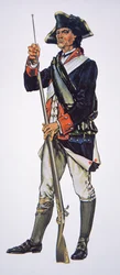 Soldat des Amerikanischen Unabhängigkeitskrieges des Pennsylvania State Regiment