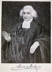 Ezra Stiles, nach dem Gemälde von John Trumball