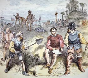 Die Gründung von St. Augustine in Florida durch die Spanier im Jahr 1565