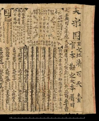 Almanach für das Jahr 978, Dunhuang Mogao, China, ca. 978