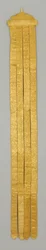 Banderole/Tempelaufhängung, ca. 18. Jahrhundert