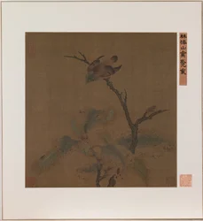 Vogel auf einem Ast