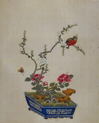 Chinesische Kunst: Blumen und Vögel