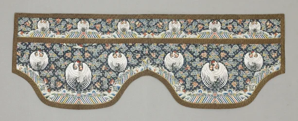 Erweiterte Ärmelbündchen, späte 1870er-1880er Jahre (Seidenstoff)