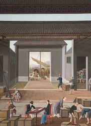 Teeproduktion, ca. 1820