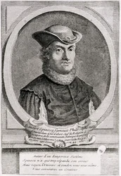 Porträt von Baruch oder Benedict Spinoza (1632-77), niederländischer Philosoph (Gravur)