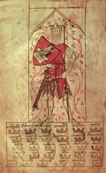 König Arthur und die Dreißig Königreiche, geschrieben während der Herrschaft von Edward II