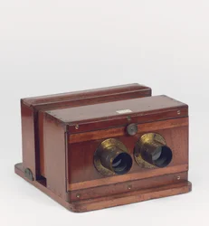 Schiebekasten-Stereoskopkamera, Hockin & Co., London
