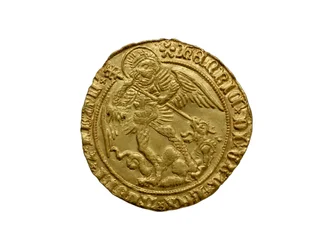 Tudor-Münze aus dem Asthall-Hort