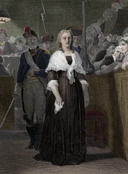 Königin Marie Antoinette (1755-1793) Verurteilt durch das Revolutionstribunal im Oktober 1793