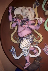 Idol des elefantenköpfigen Gottes Ganesh