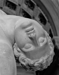 Menelaos stützt den Körper des Patroklos, Kopie eines griechischen Originals