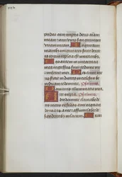 Könige 9, f.235v, Stundenbuch, Gebrauch von Sarum (