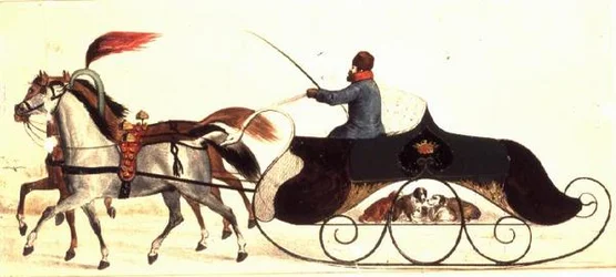 Pferdeschlitten