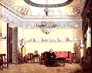 Neoklassizistisches Wohnzimmer
