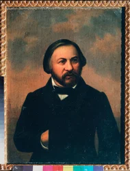 Porträt des Komponisten Mikhail I. Glinka
