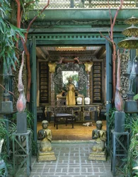 Paar thailändische Dachornamente
