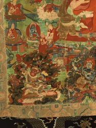 Detail des Dritten Panchen Lama Losan Penden Yeshe