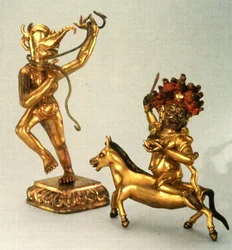 Makaravakitra und Sridevi