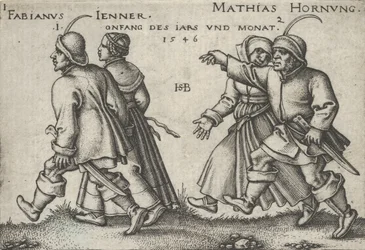 Januar und Februar, aus Das Fest der Bauern oder die zwölf Monate, 1546