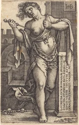 Lucretia stehend
