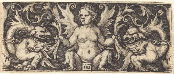 Ornament mit weiblichem Dämon