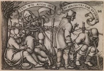 „Bauern hinter der Hecke“ aus der Serie „Das Fest der Bauern oder Die zwölf Monate“
