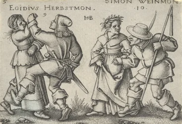 September und Oktober, aus Das Fest der Bauern oder die zwölf Monate, 1546-47