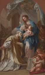Die Madonna erscheint dem hl. Philipp Neri