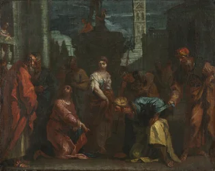 Christus und die Ehebrecherin, Mitte 1700er