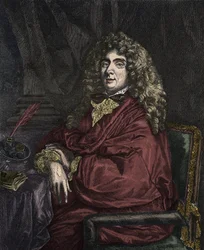 Porträt von Jean-Baptiste Poquelin genannt Molière (Jean Baptiste Poquelin)