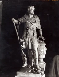 Hannibal triumphierend, 1722 (Marmor)