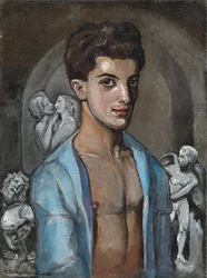 Porträt des Choreografen und Balletttänzers Léonide Massine 1896-1979