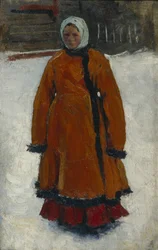 Das Mädchen im roten Pelzmantel, 1903-1906