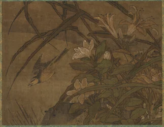 Vögel und Blumen