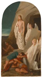 Gesamtentwurf für das Altarbild der Kirche von Sotkamo: Die Auferstehung Christi