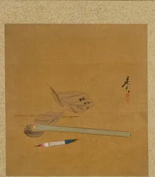 Blatt aus Album der saisonalen Themen: Lotus, 1847