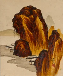 Dorf unter Felsen, 19. Jahrhundert