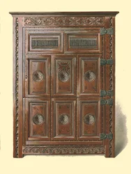 Walisischer Eichenschrank, 1904