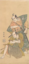 Der Schauspieler Ichikawa Yaozo II als Samurai, ca. 1765