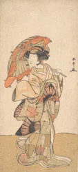 Der erste Nakamura Tomijuro als Tänzerin, datiert Oktober oder November 1778