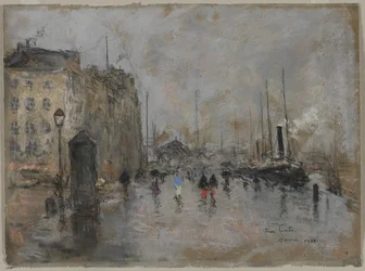 Der Grand Quai von Le Havre, 1901