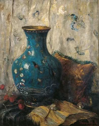 Blaue Vase