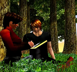 Kreative Begegnung im digitalen Wald