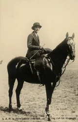 Prinzessin Yolanda von Savoyen (1901-1986), Gräfin von Bergolo, Pferd